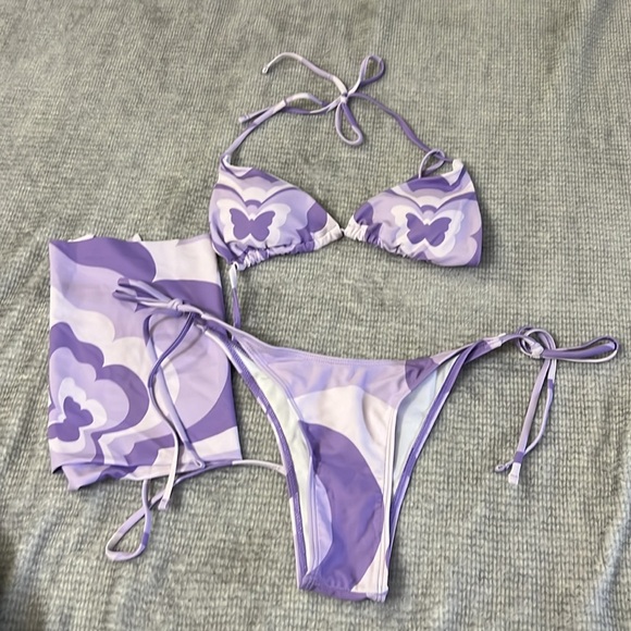 Shein 3 Piece Bikini Set Size S - Picture 2 of 3